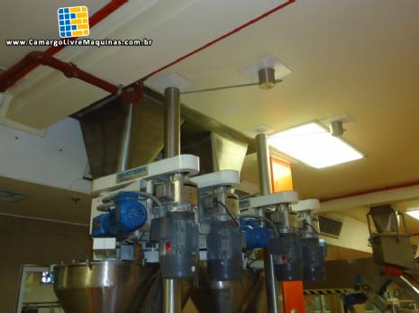 Linha de envase de latas para p�s