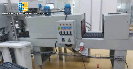 Forno t�nel de encolhimento Euromax para fardos