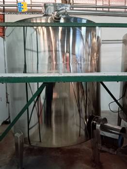 Tanque misturador em inox Zegla 5.000 litros
