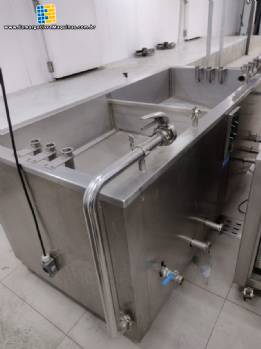 Cuba lavat�rio em a�o inox