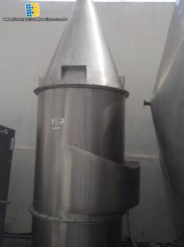 Ciclone em a�o inox