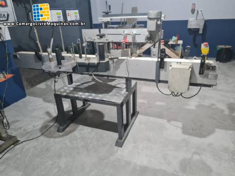 Rotuladora automática para frascos potes garrafas para rótulos auto adesivo