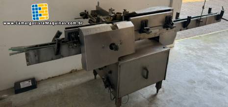 Rotuladora autom�tica para frascos garrafas de vidro cil�ndricos Krones Rotina II