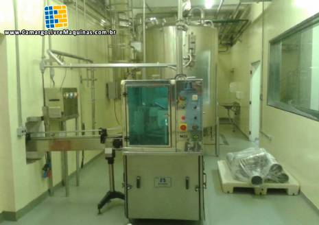 Linha para produ��o de suco refresco bebidas e envase em copos