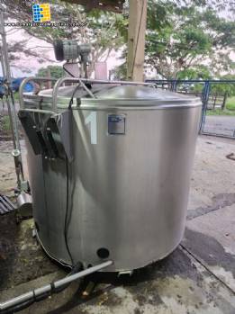 Tanque de expanso resfriamento em ao inox para leite laticnios Alfa Laval