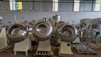 Lote de dez drageadeiras em a�o inox com capacidades entre 150 litros e 350 litros