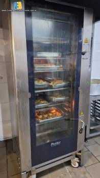 Forno combinado em inox Pr�tica 20 bandejas