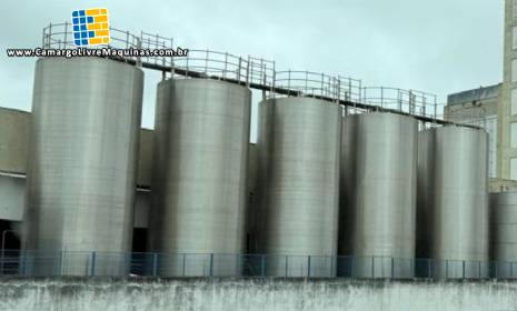 Tanque em a�o inox armazenamento encamisado isolado 10.000 litros