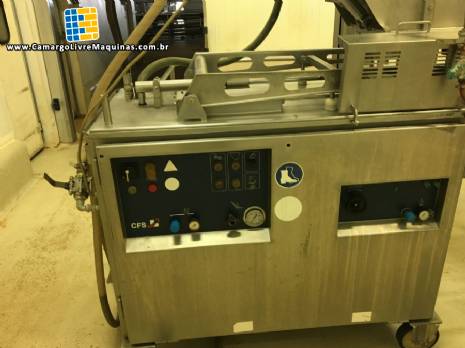 Linha completa para empanados nuggets, steak, tirinhas, hamb�rguer 500 kg CFS FMC Chiachiera