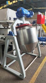 Drageadeira misturador em a�o inox 200 300 litros
