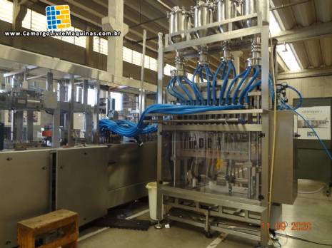 Termoformadora FFS para potes de iogurte Synerlink Dinieper
