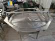 Mesa acumuladora giratria em ao inox Masipack 1200 mm