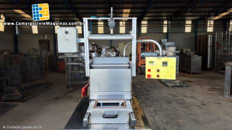 Termoformadora embaladora seladora semiautom�tica de embalagens Indata