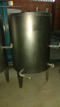 Tanque em inox para CIP 500 L Brasholanda