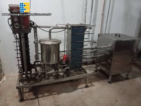 Pasteurizador de lquidos Japa Componentes 15.000 litros