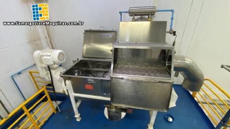 Misturador horizontal ribbon blender 1000 L inox 316 Semco