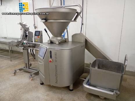 Embutideira enchedora a v�cuo VF 808 S Handtmann com clipadora autom�tica Lorenzo Barroso