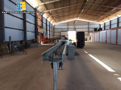 Linha para fabrica��o de telhas concreto Vortex