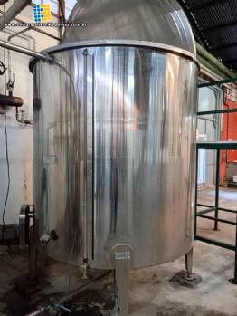 Tanque em inox com fervedor 5.000 litros Zegla