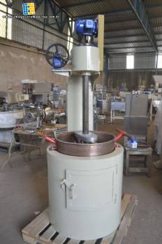 Tacho de cobre a g�s para crocantes Incapi