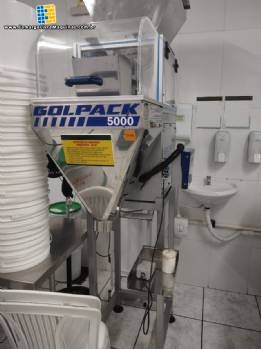 Balana dosadora envasadora em inox Golpack 5000