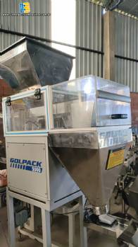 Balan�a dosadora envasadora em inox Golpack 5000