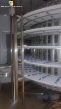 T�nel de congelamento helicoidal girofreezer ultracongelador ATS Brasil