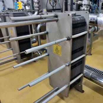 Trocador de calor em a�o inox Alfa Laval