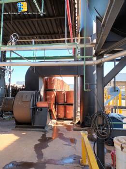 Caldeira  lenha para 10.000 kg hora de vapor