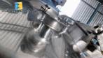 Tanque em a�o inox encamisado com batedor e raspador para cremes e chocolates