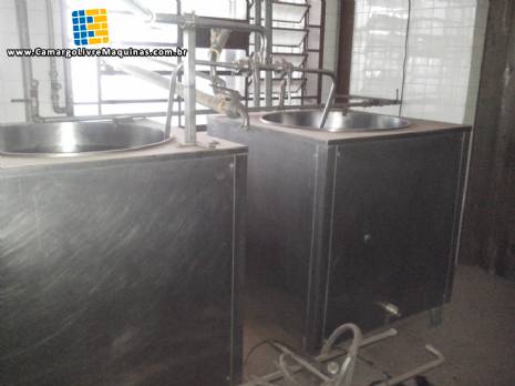 Sistema de pasteuriza��o matura��o para sorvetes