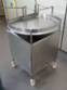 Mesa girat�ria em inox para frascos garrafas