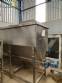 Silo de armazenamento ensacadeira em inox com rosca transportadora sada 2000 litros