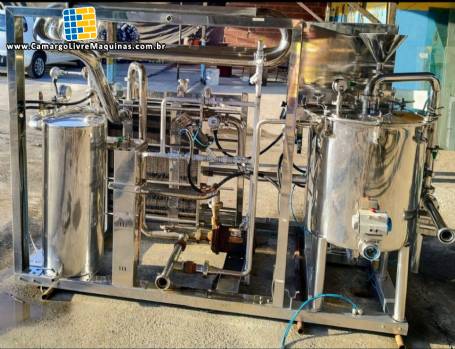 Pasteurizador flash 6.000 litros Serra Inox