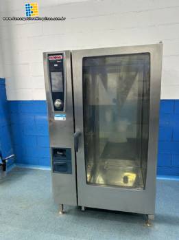 Forno combinado el�trico industrial em inox Rational com 20 cubas GN 2/1 ou ou 40 cubas GN 1/1