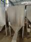 Silo de armazenamento ensacadeira em inox com rosca transportadora sada 3000 litros