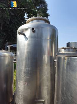 Tanque de armazenamento em ao inox 1000 litros
