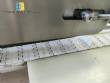 Rotuladora para frasco gotas com cabe�ote duplo rotulo transparente inox Tecmaes