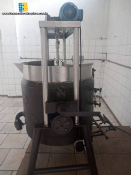 Tacho misturador cozinhador em inox  gs 300 litros