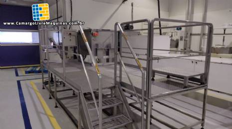 Linha para fabricação de granulados de chocolate macio 24 toneladas mês