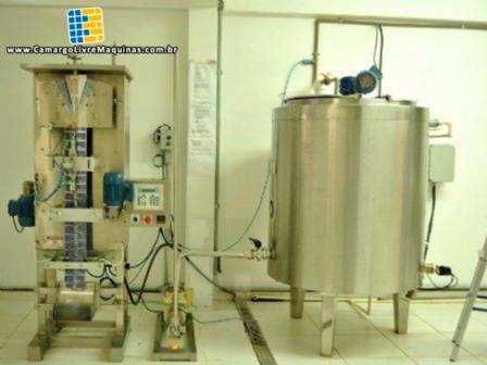 Linha para fabrica��o de cremosinho geladinho