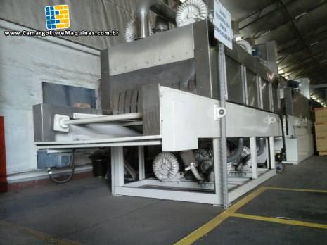 M�quina industrial para lavar pe�as / caixas pl�sticas Zirtec Proceco - Nova sem uso