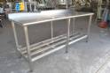 Mesa de ao inox 700 mm x 2000 mm Euro Formas