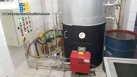 Caldeira a g�s para 250 kg hora