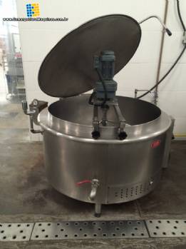 2 Caldeir�o industrial aut�nomo ( ou autogerador de vapor ) a g�s 1000 em a�o inox 304