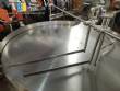 Mesa girat�ria alimentadora em inox para frascos potes Levapack 1200 mm