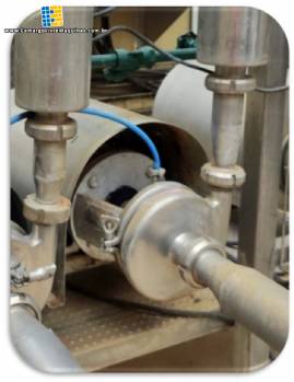 Bomba centrífuga sanitária em aço inox Triclover 15 m³ / h Bomba centrífuga sanitária em aço inox Triclover 15 m³ / h