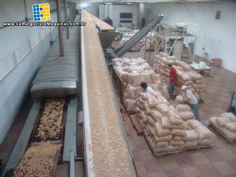 Linha automatizada para produção de biscoitos capacidade 800 kg / h Linha automatizada para produção de biscoitos capacidade 800 kg / h