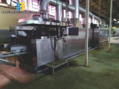 Linha de biscoitos Wafer 280 kg hora Coral Linha de biscoitos Wafer 280 kg hora Coral