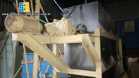 Misturador de pás 1500 L inox Misturador de pás 1500 L inox